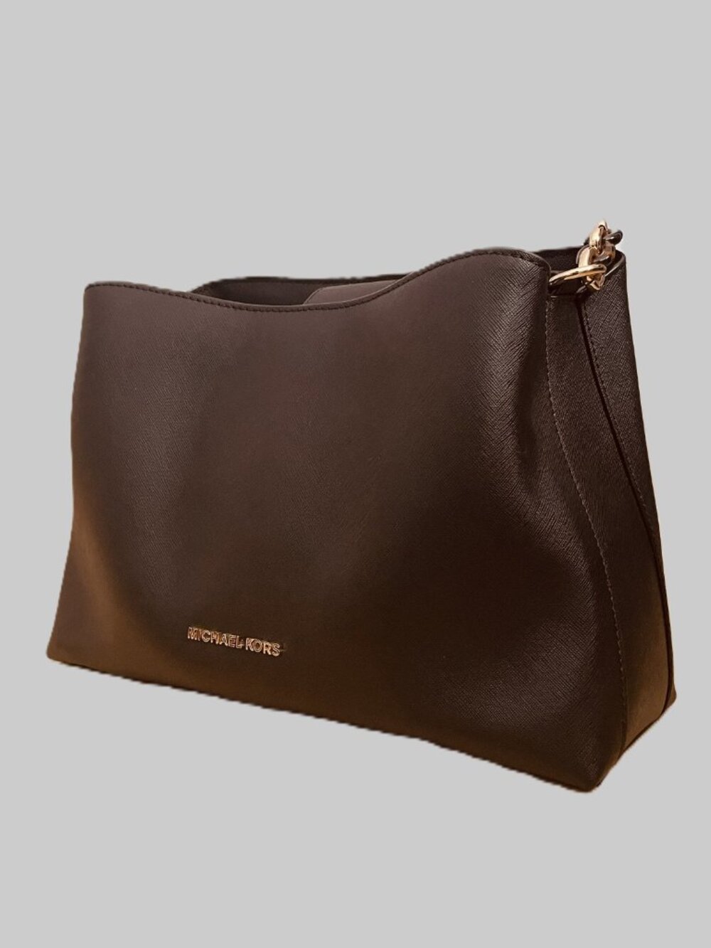 Michael Kors Sofia Satchel Saffiano Leather Black